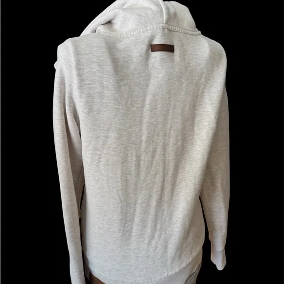 Naketano Oatmeal Heather Hoodie Sweatshirt with rope details - Picture 2 of 16